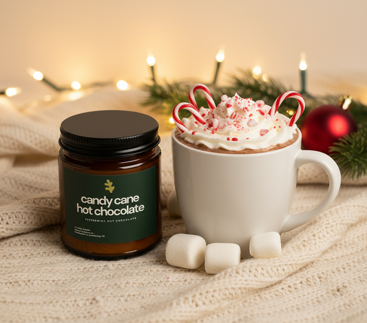 Candy Cane Hot Chocolate Lifestyle