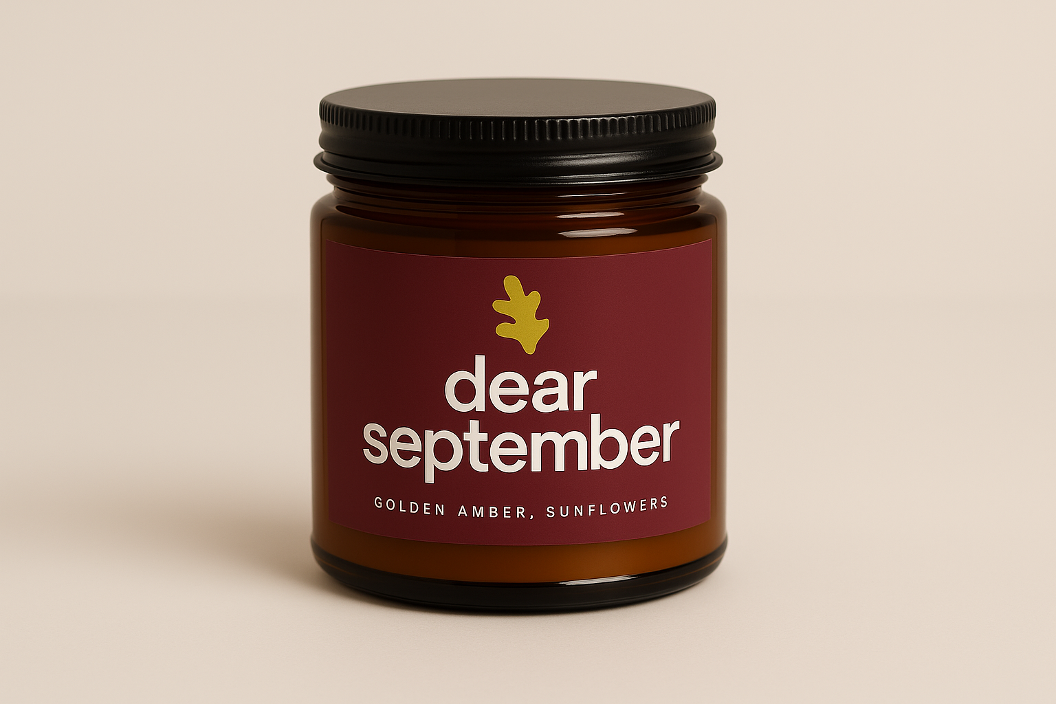 Dear September Candle