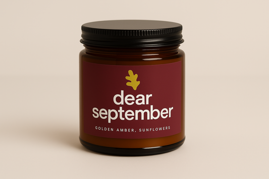Dear September Candle