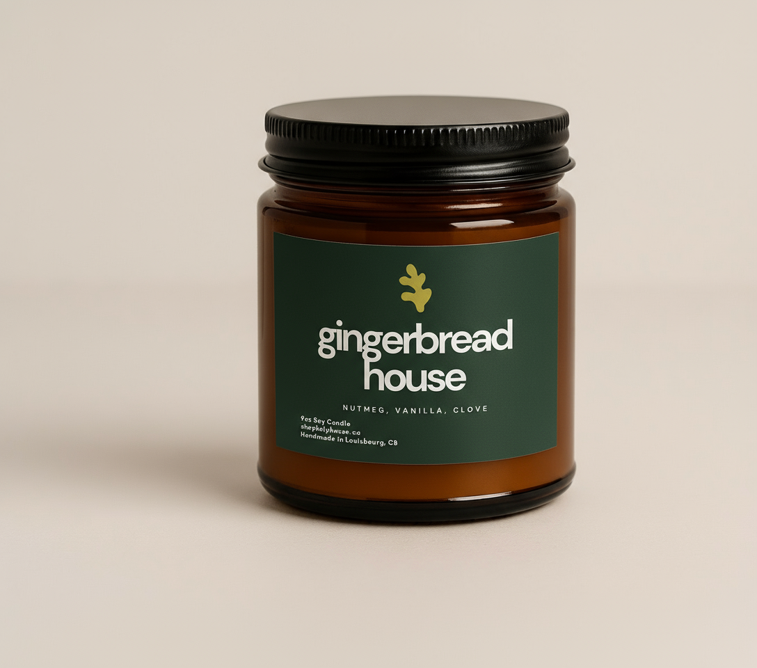 Gingerbread House Candle